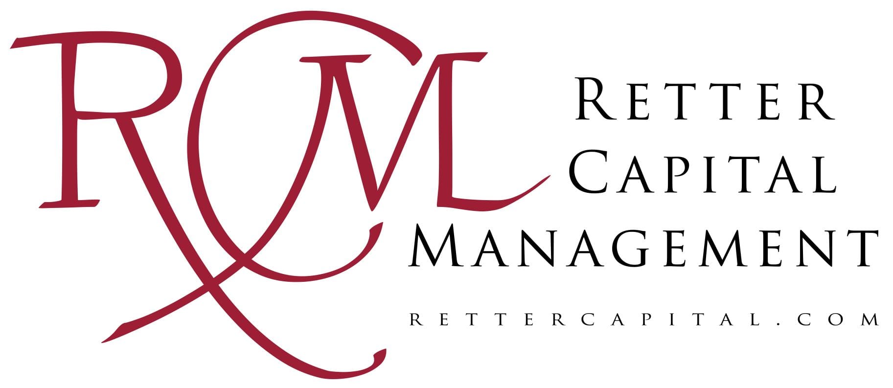 A red and white logo for real estate management.